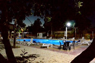 pool by night